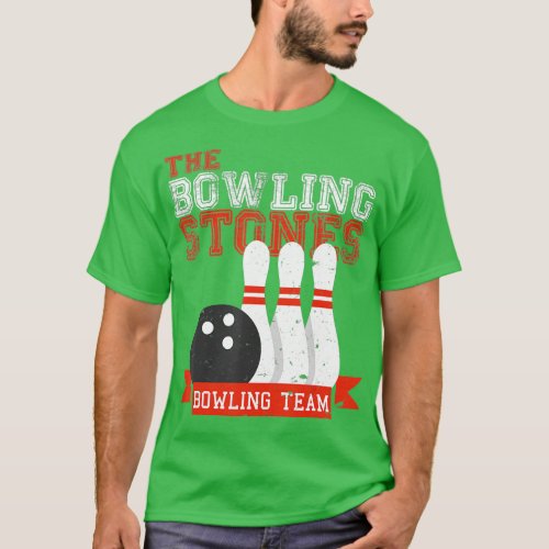 Funny Bowling Stones  Bowl Sports Team  T_Shirt