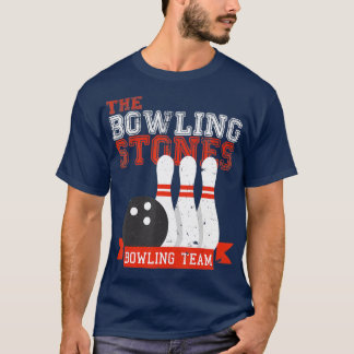 Funny Bowling Stones Bowl Sports Team T-Shirt