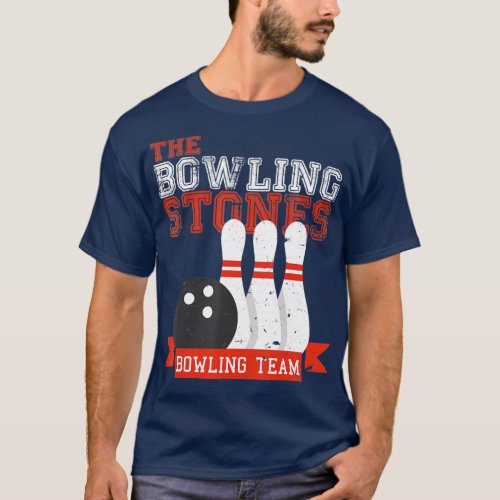Funny Bowling Stones  Bowl Sports Team  T_Shirt