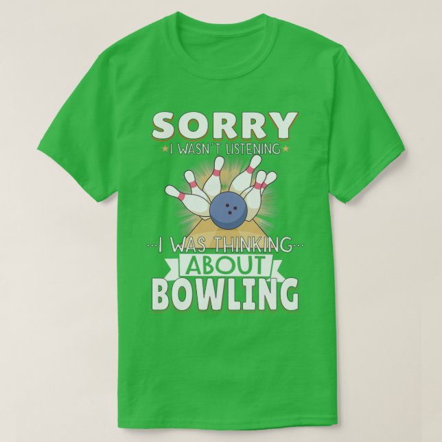 Funny Bowling Team Bowler Strike Gift Idea 26 T-Shirt (Design Front)