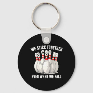 Funny Bowling Team Bowling Lover Bowler Squad Humo Keychain