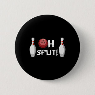 Funny Bowling Ten Pin Laughting Bowler Oh Split Ha