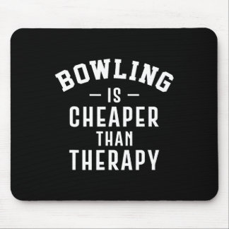 Funny Bowling Therapy - Bowling Gift  Mouse Pad