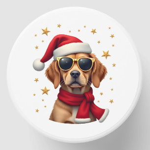 Funny Boxer Dog Christmas Lights Xmas Outfit Pajam Mini Candle Favors