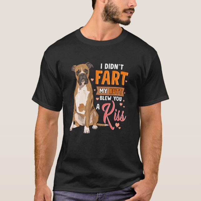 Funny Boxer Dog  Men Women Boxer Mom Boxer Dad T-Shirt (Front)