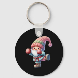 Funny Boxer Gnome Dad For Women And Men Who Loves Keychain