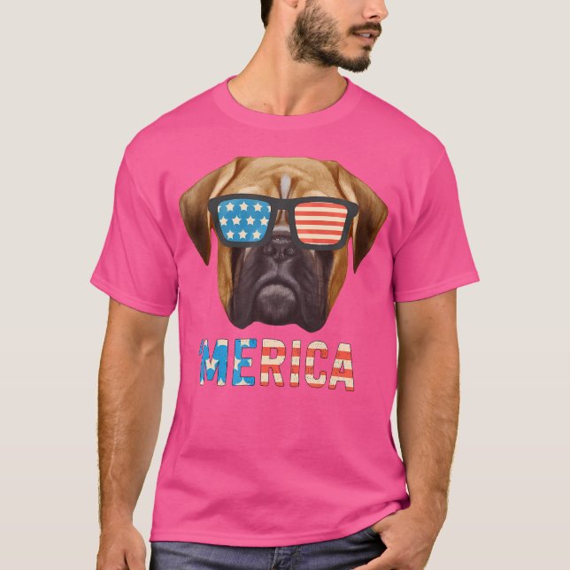 Funny Boxer 'Merica Shirt For Men Women Kids 4Th J (Front)