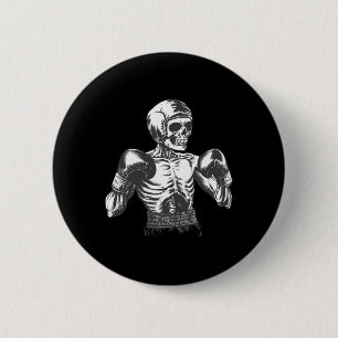 Funny Boxer Skeleton With Boxing Gloves Fighting K Button