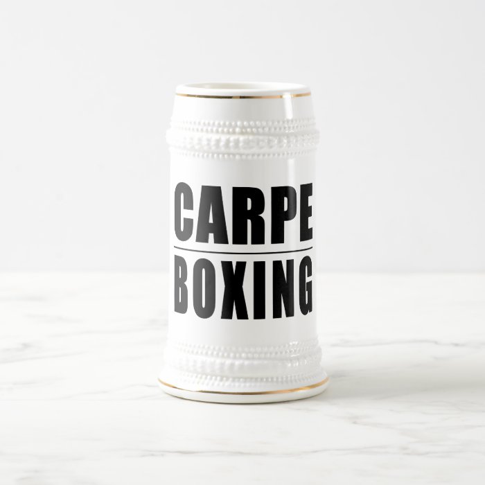 Funny Boxers Quotes Jokes  Carpe Boxing Coffee Mug