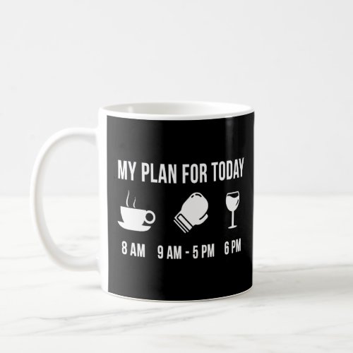 Funny Boxing Athlete Boxer Sports My Plan For Toda Coffee Mug