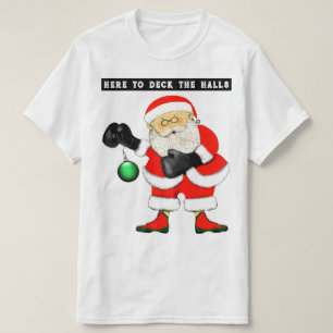 Funny Boxing Boxer Christmas T-Shirt