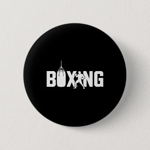 Funny Boxing Fighter Gym Gloves Kickboxing For Wom Button