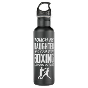 Funny Boxing Jealous Dad or Mom 646 Stainless Steel Water Bottle