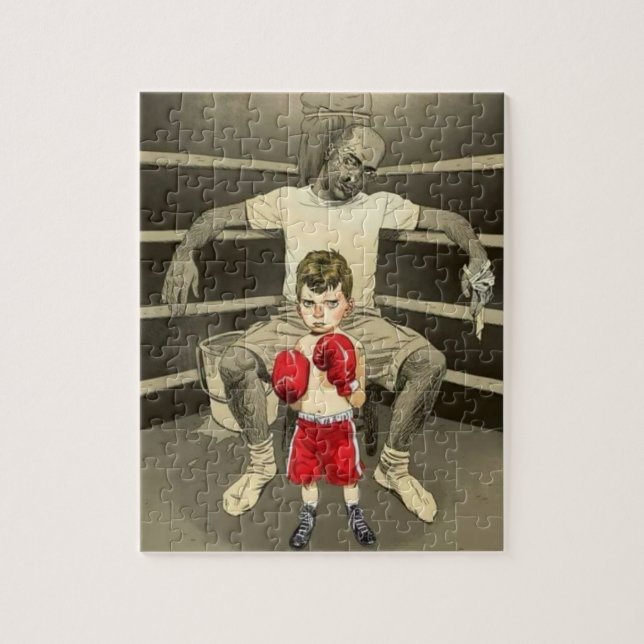 funny boxing jigsaw puzzle (Vertical)