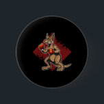 Funny Boxing Kangaroos With Gloves Boxer Puncher K Button<br><div class="desc">Funny Boxing Kangaroos With Gloves Boxer Puncher Kangaroo</div>