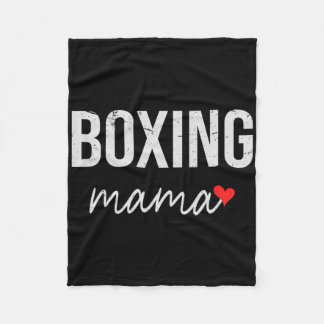 Funny Boxing Mom - Cute Boxing Mama Gift For Women Fleece Blanket