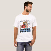 funny boxing sucker punch cartoon T-Shirt (Front Full)