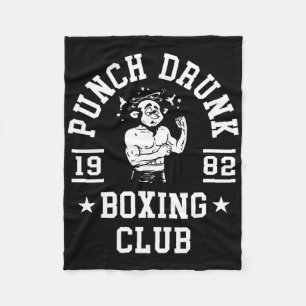 Funny Boxing T Shirt For Boxers  Fleece Blanket