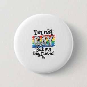 Funny Boyfriend Pride Vintage Engraving Shirt Desi Button