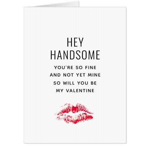 Funny Boyfriend Valentines Day Name Greeting Card
