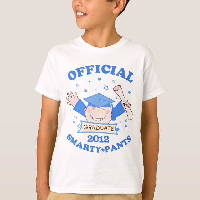 Funny Boys Custom Graduation T-Shirt (Front)