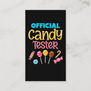 Funny Boys Girls Candy Lover Business Card