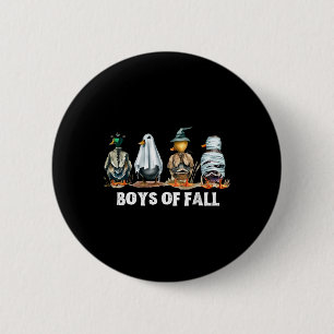 Funny Boys Of Fall Duck Hunting Halloween Costume  Button
