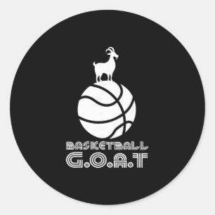 Funny Boys Sketll Goat Kids Ller Youth Player Gift Classic Round Sticker