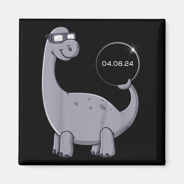 Funny Boys Solar Eclipse Dino 04 08 Magnet (Front)