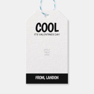 Funny Boys Valentine Treat Favor Tag