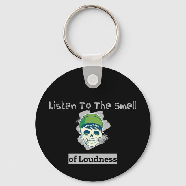 Funny Brain Design  Keychain (Front)