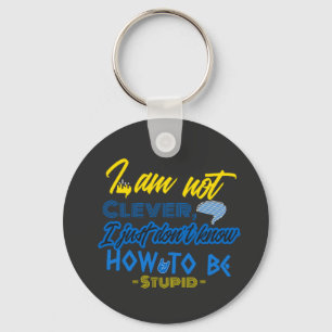 Funny, Brain Design Keychain
