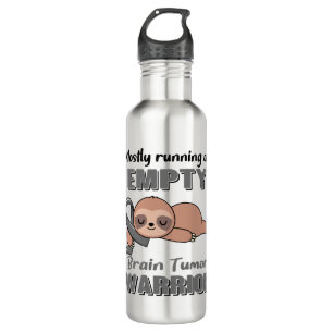 Funny Brain Tumor Awareness Gifts Stainless Steel Water Bottle