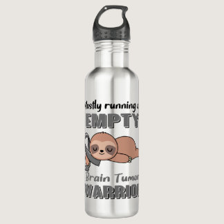 Funny Brain Tumor Awareness Gifts Stainless Steel Water Bottle