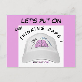 Funny Brainstorm Session Invitation Postcard