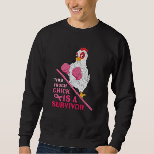 Funny Breast Cancer Warrior Survivor Girl Women Sweatshirt