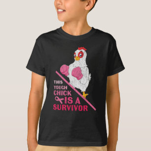 Funny Breast Cancer Warrior Survivor Girl Women T-Shirt