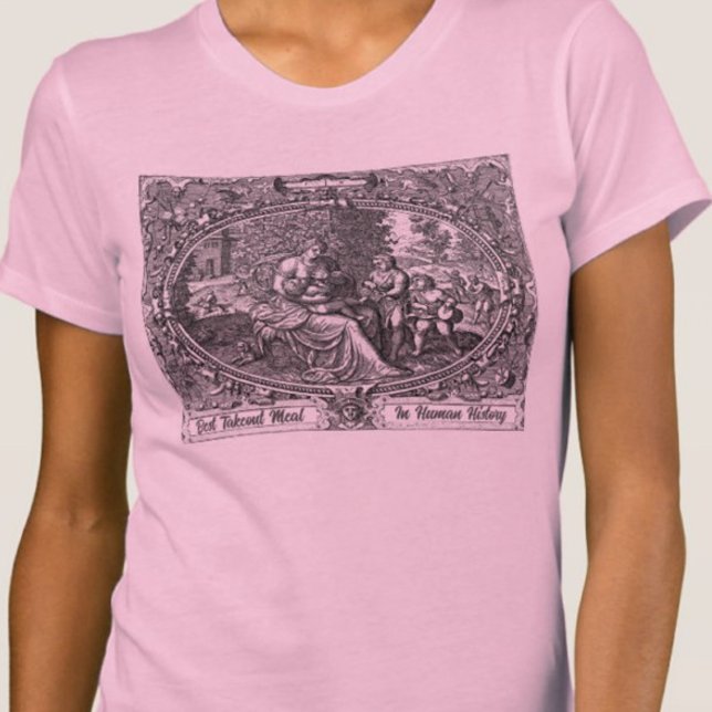 Funny Breastfeeding Vintage Victorian  T-Shirt (Creator Uploaded)