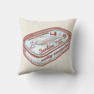 Funny breath mints throw pillow