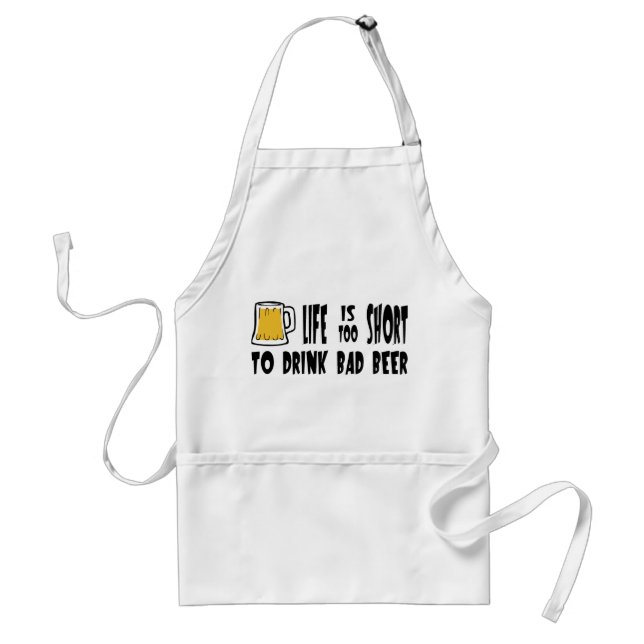 Funny Brewmaster or Beer Maker's Brewing Apron (Front)