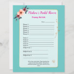 Funny Bridal Shower Game &#127881; Ad-Lib 