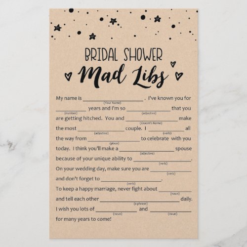 Funny Bridal Shower or Hen Party game