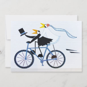 Funny Bride And Groom Loving Couple Holiday Card