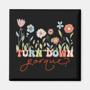 Funny Bride Bachelorette Party Bride Floral Turn D Magnet