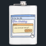 Funny Bride & Groom Gift for Bachelor Party Humor Flask<br><div class="desc">Funny Bride & Groom Gift for Bachelor Party Humor Flask</div>