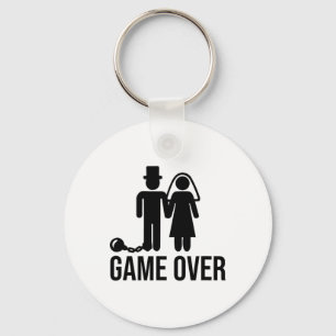 Funny Bride Groom Wedding Bachelor Bachelorette Pa Keychain
