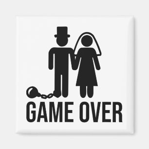 Funny Bride Groom Wedding Bachelor Bachelorette Pa Magnet