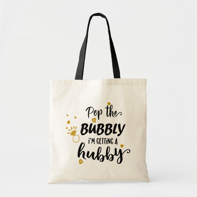 Funny Bride Mrs Wedding Bridal Shower Engagement Tote Bag (Front)
