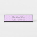 Funny Bride Wedding Name Plate