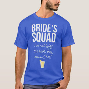 Funny Bride's Squad Bachelorette Party  T-Shirt
